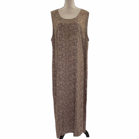 ANOTHER Thyme Leopard Print Shift Midi Dress 24W - Picture 6 of 11